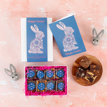 Easter Bunny Luxury Brownie Gift, 2 of 4