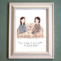 Personalised Mother And Daughter Portrait, thumbnail 1 of 1