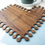 Jigsaw Wooden Placemat And Coaster Set, thumbnail 1 of 3