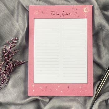 Wellness Journal Personalised Name Taurus Luna Rose, 4 of 5