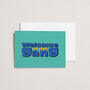 'Welcome To The Gang' New Baby Card, thumbnail 2 of 3
