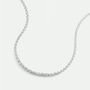 Sterling Silver Wheat Chain Necklace 18 Inch, thumbnail 1 of 4