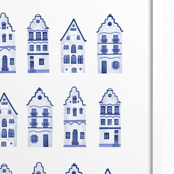 Amsterdam Canal Houses Print, 3 of 5