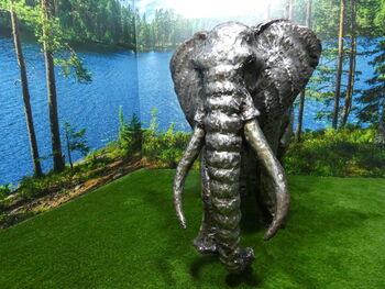 Elephant Three Foot Metal Sculpture, 3 of 5