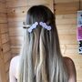 Pastel Lilac Flower Shaped Hair Clip, thumbnail 1 of 3