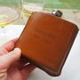 Best Man Personalised Hip Flask In Gift Box, thumbnail 1 of 12