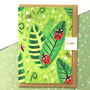 Insect Ladybird And Bee Pattern Card, thumbnail 3 of 12