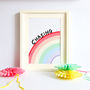 'Chasing Rainbows' Kids Giclee Print, thumbnail 1 of 3