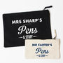 Personalised Teacher Gift Accessory Pouch, thumbnail 3 of 4