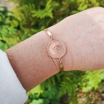 18th Birthday One Pence Bracelet In Three Colours, 9 of 12