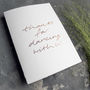 'Thanks For Dancing With Us' Thank You Card, thumbnail 1 of 3