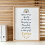 Behind Every Child Print Personalised Teacher Gift, thumbnail 4 of 12