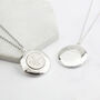60th Birthday Vintage Sixpence Locket Necklace, thumbnail 3 of 11