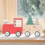 Wooden Christmas Train Decoration, thumbnail 3 of 8