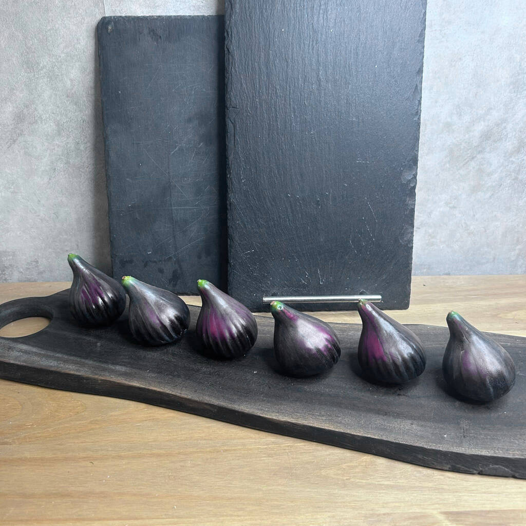 Decorative Faux Figs Pack Of Six, 1 of 1