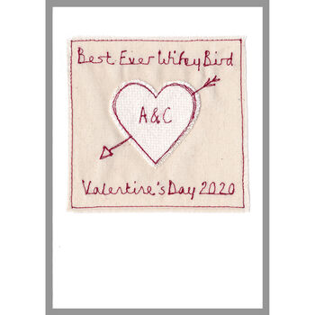 Personalised Cupids Arrow Anniversary / Valentines Card, 9 of 12