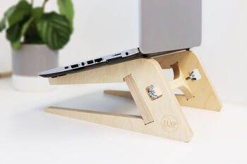 F.S.C Birch Ply Laptop Stand, 4 of 6