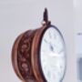 Elegant Vintage Style Railway Wall Clock, thumbnail 4 of 6