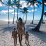 Women's Nude Linen Beach Set, thumbnail 1 of 4