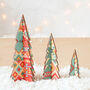 Christmas Tree Set, Aztec Design, thumbnail 7 of 8