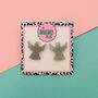 Christmas Angel Glitter Studs *More Colours Available*, thumbnail 4 of 4
