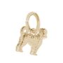 Cavapoo Solid 9ct Gold Dog Charm, thumbnail 3 of 7