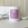 Luxury Dark Rose Candle Supporting Sudc UK Charity, thumbnail 3 of 4
