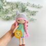 Crochet Doll With Summer Outfit For Kids, thumbnail 7 of 12