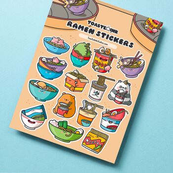 Ramen Sticker Sheet | Cute Stickers, 5 of 5