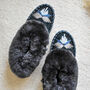 Women's Handmade Sheepskin Slippers Ayla, thumbnail 1 of 3