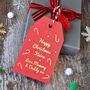 Personalised Gold Foiled Festive Pack Of Gift Tags, thumbnail 2 of 6