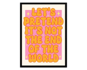 The End Of The World Miley Cyrus Print, 4 of 5