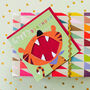 Laser Cut Tiger Birthday Card, thumbnail 4 of 5