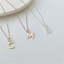 Letter Initial Necklace, thumbnail 4 of 5