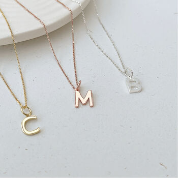 Letter Initial Necklace, 4 of 5
