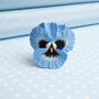 Hand Painted Pansy Brooch In A Choice Of Colours, thumbnail 4 of 6