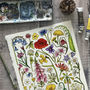 Wildflowers Of Britain Art Blank Greeting Card, thumbnail 7 of 12