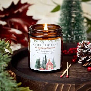 Personalised Christmas Candle Gift For Favourite Person, Best Friend, 4 of 7