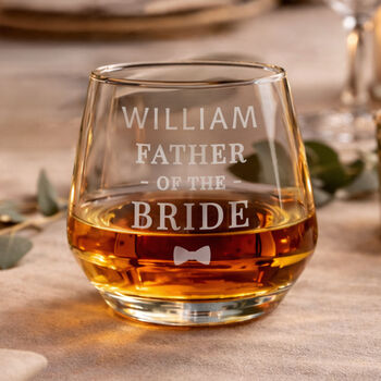 Personalised Father Of The Bride Tumbler Gift Boxed, 3 of 4