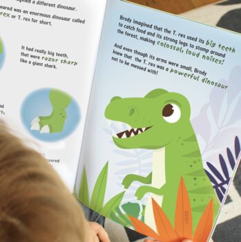 Personalised Pet Dinosaur Story Book, 6 of 8