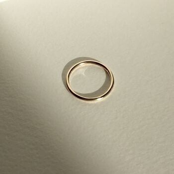 Recycled Gold Halo Ring, 2 of 5