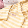 New Baby Cream And Yellow Striped Hooded Cardigan, thumbnail 3 of 12