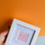 Love Hearts Mini Art Print, thumbnail 4 of 8