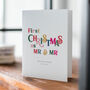 Personalised 'First Year As Mr And Mr' Christmas Card, thumbnail 1 of 4