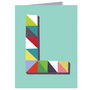 Mini L Alphabet Card, thumbnail 2 of 5