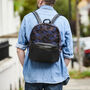Personalised Camo And Leather Backpack, thumbnail 5 of 5