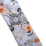 'Evolution' Silk Men's Tie Pale Blue Floral Design, thumbnail 3 of 5