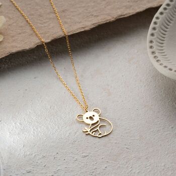 Wild Heart Koala Necklace, 4 of 9