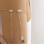 Bohemian Gold And Stone Upper Arm Cuff, thumbnail 2 of 7