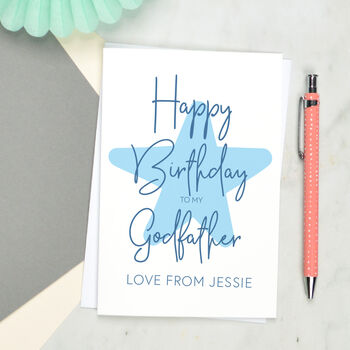 Personalised Godfather Birthday Card, 2 of 3